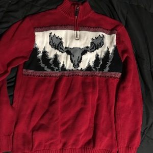 NWOT Men’s Chaps 1/4 Zip Sweater